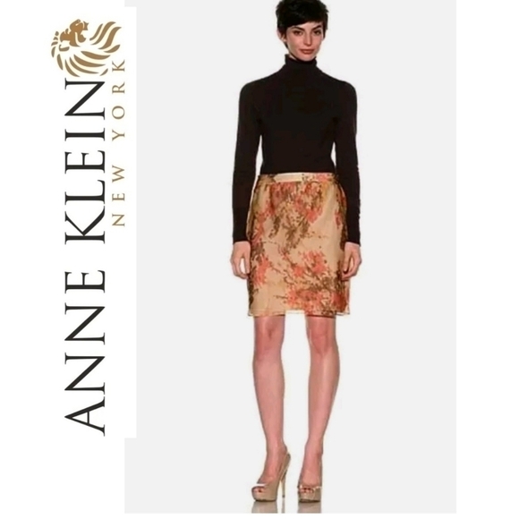 ANNE Klein   Gramercy Floral Pencil Skirt - Picture 1 of 12